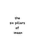 Six Pillars Of Imaan Colouring Booklet For Toddlers